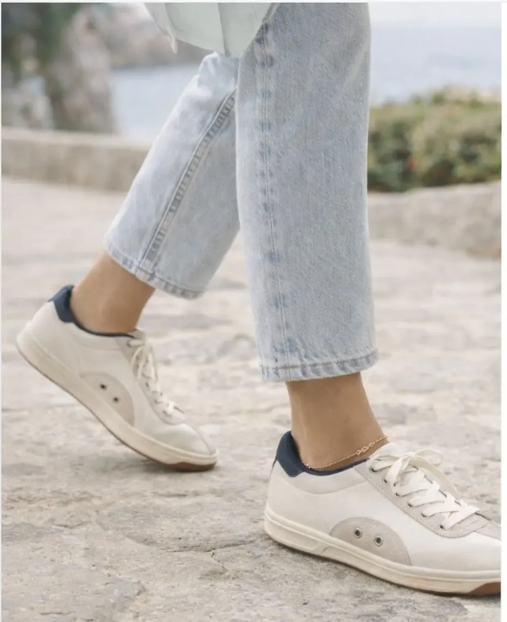 Polo Ralph Lauren Court 100 Sneakers Beige Leather Suede Size 6 Neutral